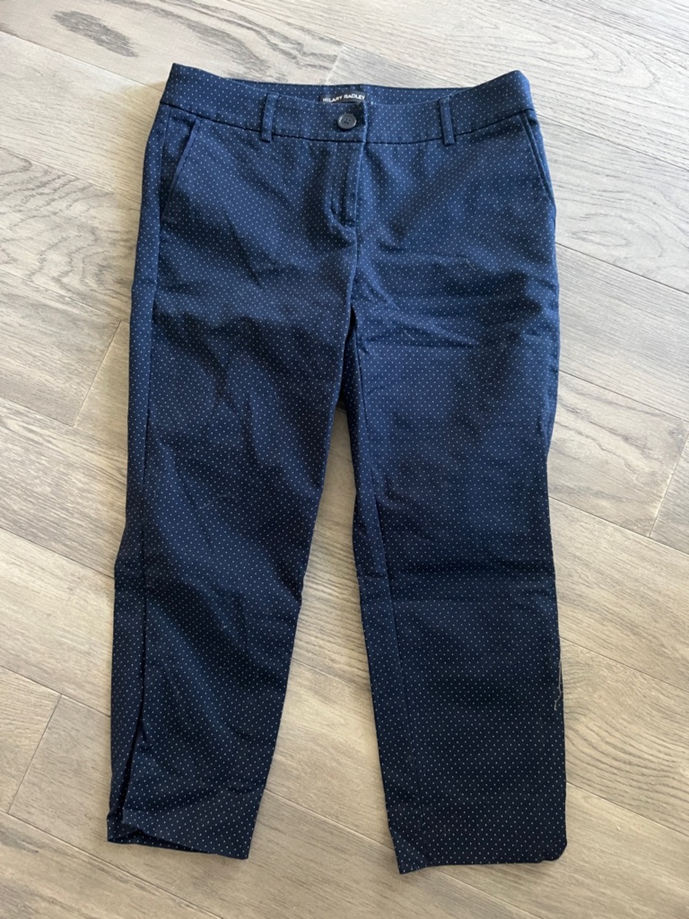 Hilary Radley Navy with White Microdot Trousers